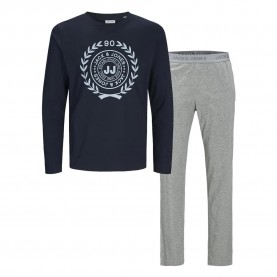 пижама,детски,пижами,jack,&,jones,athens,long,sleeve,pyjama,night,sky,grey,melange,(blue,grey)
