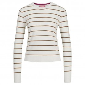 блуза,дамски,пуловери,дамски,плетени,дрехи,jack,&,jones,cara,comfy,jjxx,sweater,cloud,dancer,stripes,toasted,coconut,(beige)
