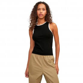 тениска,дамски,тениски,jack,&,jones,evelyn,comfy,jjxx,sleeveless,t,shirt,black,detail,cloud,dancer,(black)