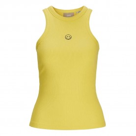 тениска,дамски,тениски,jack,&,jones,forest,str,jjxx,sleeveless,t,shirt,golden,kiwi,print,white,emb,(yellow)