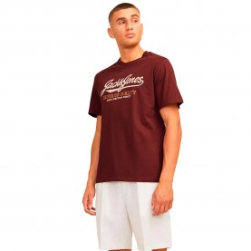 тениска,мъжки,тениски,jack,&,jones,hudson,short,sleeve,t,shirt,port,(brown)