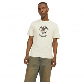 тениска,мъжки,тениски,jack,&,jones,seven,skull,short,sleeve,t,shirt,beige,(buttercream)