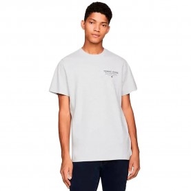 тениска,мъжки,тениски,tommy,jeans,dm0dm18265,short,sleeve,t,shirt,white,(silver,grey)