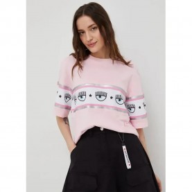 тениска,дамски,тениски,chiara,ferragni,75cbhf01,short,sleeve,t,shirt,pink,(fairy,tale)