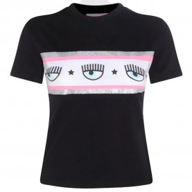 тениска,дамски,тениски,chiara,ferragni,75cbhf02,short,sleeve,t,shirt,black,(black)