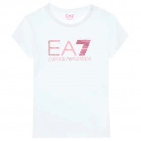 тениска,детски,тениски,ea7,emporio,armani,6rft15,short,sleeve,t,shirt,white
