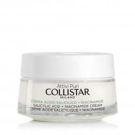 специфични,козметични,продукти,collistar,attivi,puri,salicylic,acid,+,niacinamide,50ml,moisturizer,white,(clear)