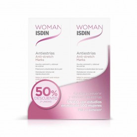 специфични,козметични,продукти,isdin,woman,anti,stretch,mark,duo,250ml,moisturizer,2,units,pink,(white)