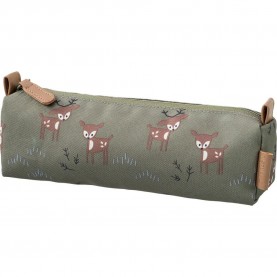 канцеларски,принадлежности,fresk,fawn,pencil,case,green