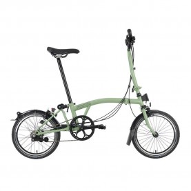 пътни,и,градски,велосипеди,brompton,c,line,6s,50t,folding,bike,light,green,(green)