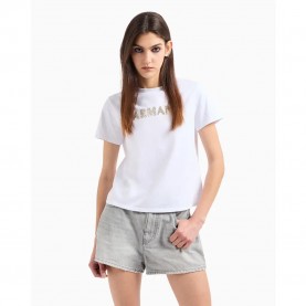 тениска,дамски,тениски,armani,exchange,6dyt36,yj7vz,short,sleeve,t,shirt,white