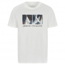 тениска,мъжки,тениски,armani,exchange,6dzthf,zjh4z,short,sleeve,t,shirt,white,(off,white)