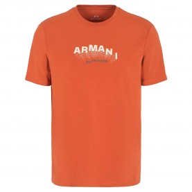 тениска,мъжки,тениски,armani,exchange,6dzthv,zje6z,short,sleeve,t,shirt,orange