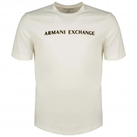 тениска,мъжки,тениски,armani,exchange,xm000127,af10356,short,sleeve,t,shirt,white