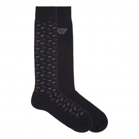 чорапи,мъжки,чорапи,emporio,armani,302301,4f280,socks,black,(black)