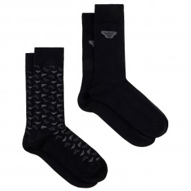 чорапи,мъжки,чорапи,emporio,armani,302302,4f280,socks,black,(black)