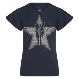 юношеска,тениска,детски,тениски,imperial,riding,belle,star,junior,short,sleeve,t,shirt,navy,(blue)