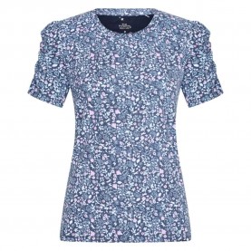 юношеска,тениска,детски,тениски,imperial,riding,strike,a,pose,flower,junior,short,sleeve,t,shirt,blue,(navy,aop)