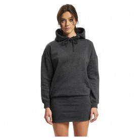 суичър,дамски,поли,и,рокли,def,cropped,hoody,long,sleeve,short,dress,grey,(anthracite)