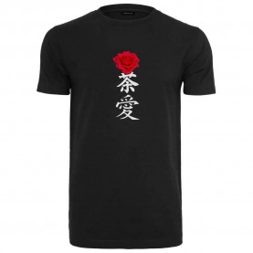 Тениска Mister tee Asian Sign Rose short sleeve T-shirt - Black (Black) тениска,мъжки,тениски,дамски,тениски,mister,tee,asian,sign,rose,short,sleeve,t,shirt,black,(black)