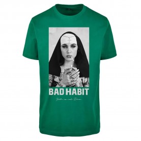 тениска,мъжки,тениски,дамски,тениски,mister,tee,bad,habit,short,sleeve,t,shirt,green,(forest,green)