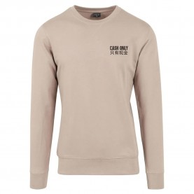 тениска,мъжки,пуловери,mister,tee,cash,only,sweatshirt,beige,(darksand)
