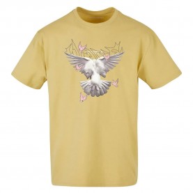 тениска,мъжки,тениски,mister,tee,doves,oversize,short,sleeve,t,shirt,yellow,(palemoss)