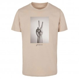 тениска,мъжки,тениски,mister,tee,peace,sign,short,sleeve,t,shirt,sand,(beige)