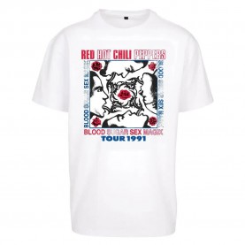 тениска,мъжки,тениски,mister,tee,red,hot,chilli,peppers,oversize,short,sleeve,t,shirt,white,(white)