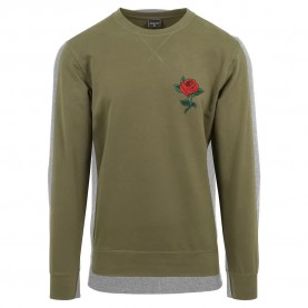 Тениска Mister tee Rose long sleeve T-shirt - Green (Olive) тениска,мъжки,тениски,дамски,тениски,mister,tee,rose,long,sleeve,t,shirt,green,(olive)