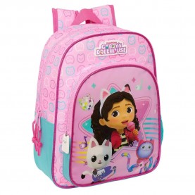 раница,раници,safta,612427640,gabby´s,dollhouse,party,15l,27x33x10,cm,backpack,multicolor,(pink)