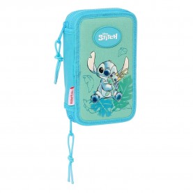 канцеларски,принадлежности,safta,stitch,aloha,pencil,case,28,units,blue,(multicolor)