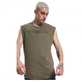 тениска,мъжки,тениски,rocawear,next,one,sleeveless,t,shirt,brown,(olive)