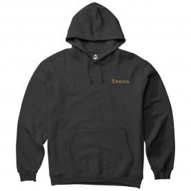 суичър,мъжки,пуловери,emerica,lockup,hoodie,black,(black,gold)