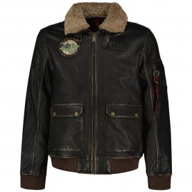 яке,мъжки,якета,alpha,industries,b15,custom,leather,jacket,brown