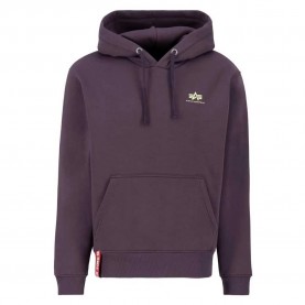 суичър,мъжки,пуловери,alpha,industries,basic,small,logo,hoodie,plum,(purple)