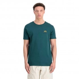 тениска,мъжки,тениски,alpha,industries,basic,small,logo,short,sleeve,t,shirt,force,green,(green)