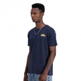 тениска,мъжки,тениски,alpha,industries,puff,print,logo,bp,t,short,sleeve,t,shirt,blue