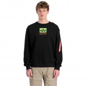 блуза,мъжки,пуловери,alpha,industries,satin,logo,sweatshirt,black,(black)