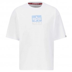 тениска,мъжки,тениски,alpha,industries,satin,logo,t,short,sleeve,t,shirt,white