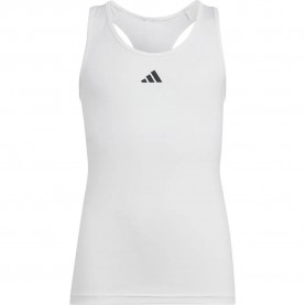 Тениска Adidas Techfit sleeveless T-shirt - White / Black (White) тениска,детски,тениски,adidas,techfit,sleeveless,t,shirt,white,black,(white)
