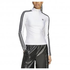 тениска,дамски,тениски,adidas,originals,adicolor,3,stripes,turtleneck,long,sleeve,t,shirt,white