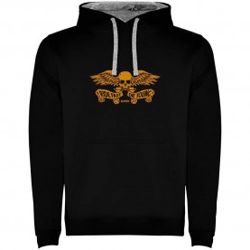 суичър,мъжки,пуловери,kruskis,skull,wings,hoodie,black,grey,(black)
