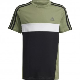 тениска,детски,тениски,adidas,tiberio,3,stripes,colorblock,cotton,short,sleeve,t,shirt,multicolor,(tent,green,black,white)