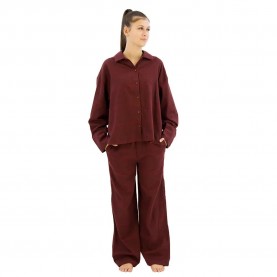 пижама,дамски,пижами,calvin,klein,000qs7419e,pyjama,brown