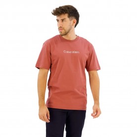тениска,мъжки,тениски,calvin,klein,hero,logo,comfort,short,sleeve,t,shirt,apple,butter,(pink)