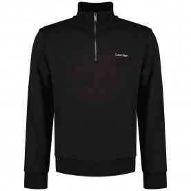 блуза,мъжки,пуловери,calvin,klein,micro,logo,repreve,half,zip,sweatshirt,black