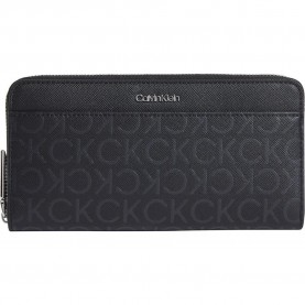 портфейли,и,портмонета,calvin,klein,must,lg,around,mono,woman,wallet,black,(black,monogram,pu)