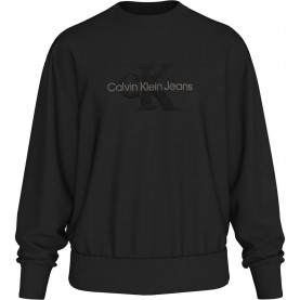 блуза,мъжки,пуловери,calvin,klein,jeans,chenille,monologo,sweatshirt,black,(ck,black)