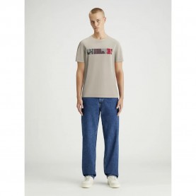 тениска,мъжки,тениски,calvin,klein,jeans,city,blo,short,sleeve,t,shirt,pelican,(beige)